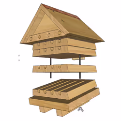 Wildlife Community SBH2 Wall-mounted Wood - Additional view 5