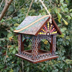 Wildlife Community ARTHBT bird feeder Multicolour Wood Hanging