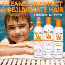 Fairy Tales Swimmer conditioner for Kids - 8 oz  Made with Natural Ingredients in the USA  Replenish and Restore from chlorine and Salt Damage  No Pa
