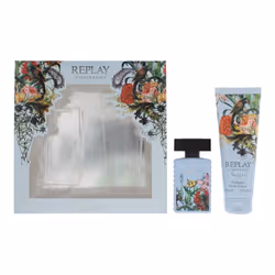 Replay Signature Secret For Woman Gift Set 30ml EDT Spray + Body Lotion 100ml