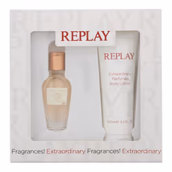 Replay Jeans Original For Her Gift Set 20ml EDT Spray + 100ml Body Lotion