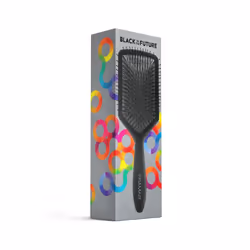 Framar Detangler Brush, Paddle Brush - Elegant Detangling Brush, No more Tangles Hair Brush - Hair Brushes for women, men and children (Black)