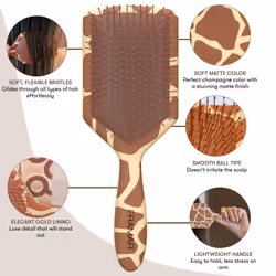 FRAMAR Paddle Brush For Thick Hair  Paddle Hair Brush  Detangle Brush  Wet Paddle Brush  Hairbrush For Women  Hair Brush For Men  Wet Detangler Hair B