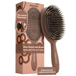 Soft Boar Bristle Hair Brush - Boars Hair Brush For Women, Boar Bristle Brush For Fine Hair, Boar Brush For Fine Hair, Boar Hair Brush Women, Hair