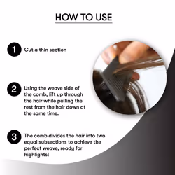 Dreamweaver Highlighting Comb Set â Rat Tail Hair Comb With Metal Tail, Hairdressing Comb For Hair Colour, Hair Combs, Metal Comb For Hair,