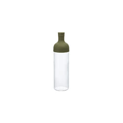 Hario Filter-In cold Brew Tea Bottle cold Brew Tea Maker 750mL, Olive green