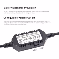 VIOFO HK3 3-Wire Hardwire Cable for A129 / A119 V3 Dash Cam
