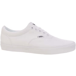 Vans Mens Doheny Low Top Casual Canvas Trainers Sneakers Shoes - Triple White - 8, Triple White