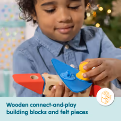 Melissa & Doug Blockables Vehicles Snap And Play, Mix And Match Connectable Wooden Building Blocks Play Set Toy for Preschool Boys And Girls (54 Pcs) - FSC Certified - Additional view 7