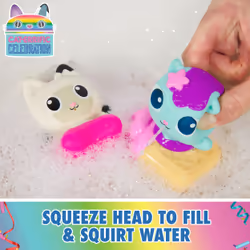 Gabby's Dollhouse Gabby Cat Bath Squirters Bath squirt toy Multicolour