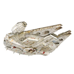 4D Build, Star Wars Millennium Falcon 3D Model Kit 223 Pcs | Star Wars Toys Desk Decor | Building Toys | Paper Model Kits for Adults & Teens 12+