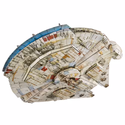 4D Build, Star Wars Millennium Falcon 3D Model Kit 223 Pcs | Star Wars Toys Desk Decor | Building Toys | Paper Model Kits for Adults & Teens 12+ - Additional view 7