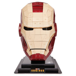 4D Build, Marvel Iron Man 3D Puzzle Model Kit with Stand 96 Pcs | Iron Man Helmet Desk Decor | Building Toys | 3D Puzzles for Adults & Teens 12+