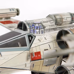 4D Build, Star Wars T-65 X-Wing Starfighter 3D Model Kit 160pc | Star Wars Toys Desk Decor | Building Toys | Paper Model Kits for Adults & Teens 12+ - Additional view 4