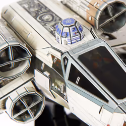 4D Build, Star Wars T-65 X-Wing Starfighter 3D Model Kit 160pc | Star Wars Toys Desk Decor | Building Toys | Paper Model Kits for Adults & Teens 12+ - Additional view 5