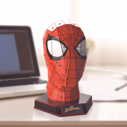 4D Build, Marvel Spider-Man 3D Puzzle Model Kit with Stand 82 Pcs | Spider-Man Desk Decor | Building Toys | 3D Puzzles for Adults & Teens 12+