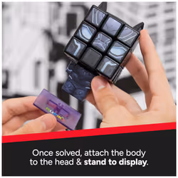 Rubiks Cube  Black Panther Cuber  Problem-Solving Brain Teaser Collectible Fidget Toy  Christmas Gifts for Teens  Stocking Stuffers  for Ages 8+