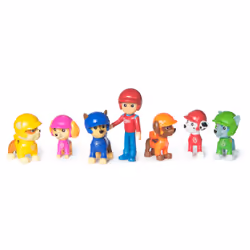PAW Patrol : Rescue Wheels, Toy Figures Gift Pack, with 7 Collectible Action Figures, Kids Toys for Boys and Girls Ages 3 and up