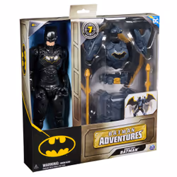 DC Comics Batman Adventures, 12-inch Night Sky Batman Action Figure with Expandable Wings, Kids Toys for Boys and Girls Age 3 and Up - Additional view 6