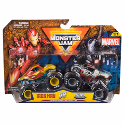Monster Jam Marvel Iron Man Vs. War Machine, Monster truck, 3 yr(s), Metal, Plastic, Multicolour