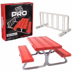 Tech Deck  Pro Series Daily Grind Pack 2.0 with Picnic Table and Bike Rack; Kids Toys for Boys Ages 6 and up (Mini Fingerboar ...