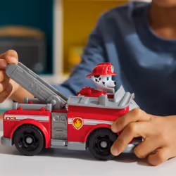 PAW Patrol , Marshall’s Firetruck, Toy Vehicle with Collectible Action Figure, Sustainably Minded Kids Toys for Boys & Girls Ages 3 and Up