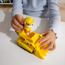 PAW Patrol , Rubble’s Bulldozer Toy Truck with Collectible Action Figure, Sustainably Minded Kids Toys for Boys & Girls Ages 3 and Up - Additional view 3