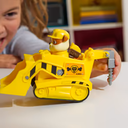 PAW Patrol , Rubble’s Bulldozer Toy Truck with Collectible Action Figure, Sustainably Minded Kids Toys for Boys & Girls Ages 3 and Up - Additional view 4