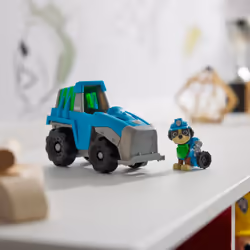 PAW Patrol , Rex’s Dinosaur Rescue Vehicle, Toy Truck with Collectible Action Figure, Sustainably Minded Kids Toys for Boys & Girls Ages 3 and Up