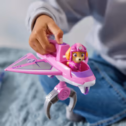 PAW Patrol : Air Rescue Skye Action Figure & Hero Claw Jet Plane with Retractable Claw, Rescue Basket & Bunny, Kids Toys for Boys & Girls Ages 3+ - Additional view 4
