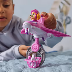 PAW Patrol : Air Rescue Skye Action Figure & Hero Claw Jet Plane with Retractable Claw, Rescue Basket & Bunny, Kids Toys for Boys & Girls Ages 3+ - Additional view 5