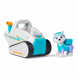 PAW Patrol , Everest’s Snow Plow, Toy Vehicle with Collectible Action Figure, Sustainably Minded Kids Toys for Boys & Girls A ...