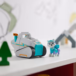 PAW Patrol , Everest’s Snow Plow, Toy Vehicle with Collectible Action Figure, Sustainably Minded Kids Toys for Boys & Girls Ages 3 and Up