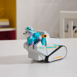 PAW Patrol , Everest’s Snow Plow, Toy Vehicle with Collectible Action Figure, Sustainably Minded Kids Toys for Boys & Girls Ages 3 and Up