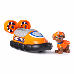PAW Patrol , Zuma’s Hovercraft, Toy Vehicle with Collectible Action Figure, Sustainably Minded Kids Toys for Boys & Girls Age ...