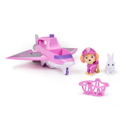 PAW Patrol : Air Rescue Skye Action Figure & Hero Claw Jet Plane with Retractable Claw, Rescue Basket & Bunny, Kids Toys for Boys & Girls Ages 3+