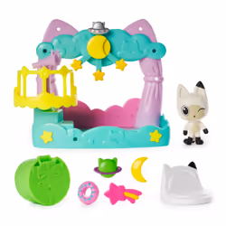 Gabby's Dollhouse Pandy Paws Dreamy Balcony, Action/Adventure, 3 yr(s), Multicolour