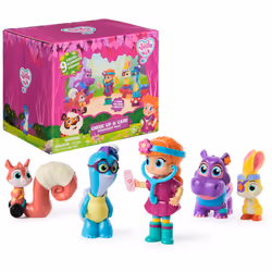 Vida the Vet Check Up & Care Friendship Pack with 5 Action Figures Stethoscope Headlamp & Sticker Sheets Kids Toys for G ...
