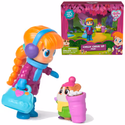 Vida the Vet Chilly Check Up Pack with Vida & Popcorn Action Figures & Vidas Vet Bag Accessory Kids Toys for Girls & Boys A ...