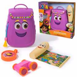 Dora, My Adventure Backpack, with Explorer Accessories‚ A Retractable Map, Toy Binoculars & Compass, Kids Toys for Girls & Bo ...