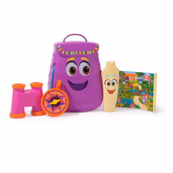 Dora, My Adventure Backpack, with Explorer Accessories‚ A Retractable Map, Toy Binoculars & Compass, Kids Toys for Girls & Boys Ages 3 and Up - Additional view 8