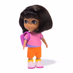 Dora, Best Friends Dora & Boots Set, 6-inch Doll with Clothes, Backpack & Boots Toy Figure, Kids Toys for Girls & Boys Ages 3 and Up