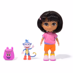 Dora, Best Friends Dora & Boots Set, 6-inch Doll with Clothes, Backpack & Boots Toy Figure, Kids Toys for Girls & Boys Ages 3 and Up - Additional view 6