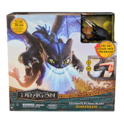 Dreamworks Dragons, How to Train Your Dragon, Ultimate Plasma Blast Toothless, 25” Wings with Lights & Sounds Action Figure, Kids Toys for Boys Ages 4 and up
