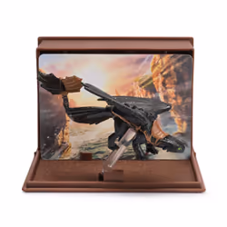 Dreamworks Dragons, How to Train Your Dragon, World of Berk: Book of Dragons, Collectible Dragon & Card with Display Stand for Ages 4 and up (Styles May Vary) - Additional view 2