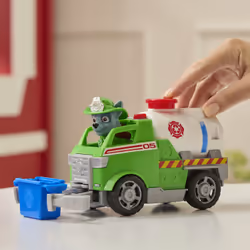 PAW Patrol Fire Rescue: Rocky Rescue Fire Tanker with Action Figure, Grab Claw and Toy Truck, Kids Toys for Boys & Girls Ages 3 and Up - Additional view 7