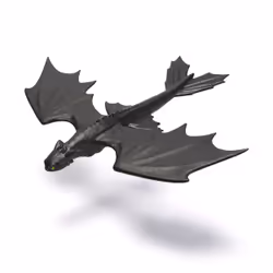 Dreamworks Dragons, How to Train Your Dragon, Soaring Toothless Dragon Glider with 15” Wingspan, Kids Toys for Boys & Girls A ...