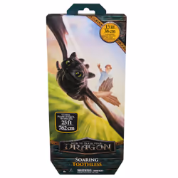 Dreamworks Dragons, How to Train Your Dragon, Soaring Toothless Dragon Glider with 15” Wingspan, Kids Toys for Boys & Girls Ages 4 and up