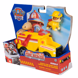PAW Patrol Fire Rescue: Rubble Rescue Fire Dump Truck with Action Figure, Projectiles, and Toy Truck, Kids Toys for Boys & Girls Ages 3 and Up - Additional view 5