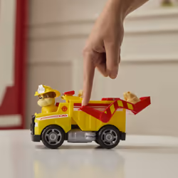 PAW Patrol Fire Rescue: Rubble Rescue Fire Dump Truck with Action Figure, Projectiles, and Toy Truck, Kids Toys for Boys & Girls Ages 3 and Up - Additional view 7